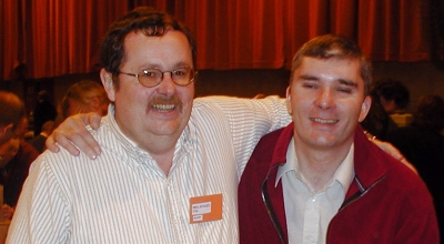 Myself and Alan Wrathall of TeaCard-Trader.Com