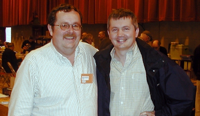 Myself and my good friend Mark Knowler of TeaCards.Com