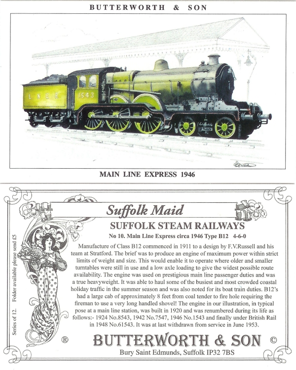 Card # 10 - Main Line Express 1946