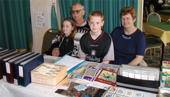 The Calleyne Family: Rebecca Calleyne, Terry Calleyne, Martin Calleyne and Peg Calleyne